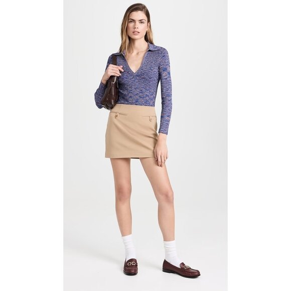 Veronica Beard Chandra Polo in Blue Multi Quite Luxury Minimalist - Picture 1 of 12